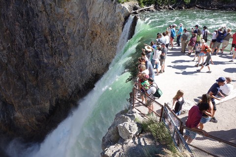 Brink of the lower falls