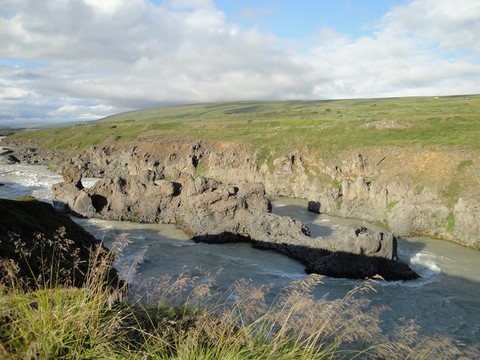 En aval de Godafoss